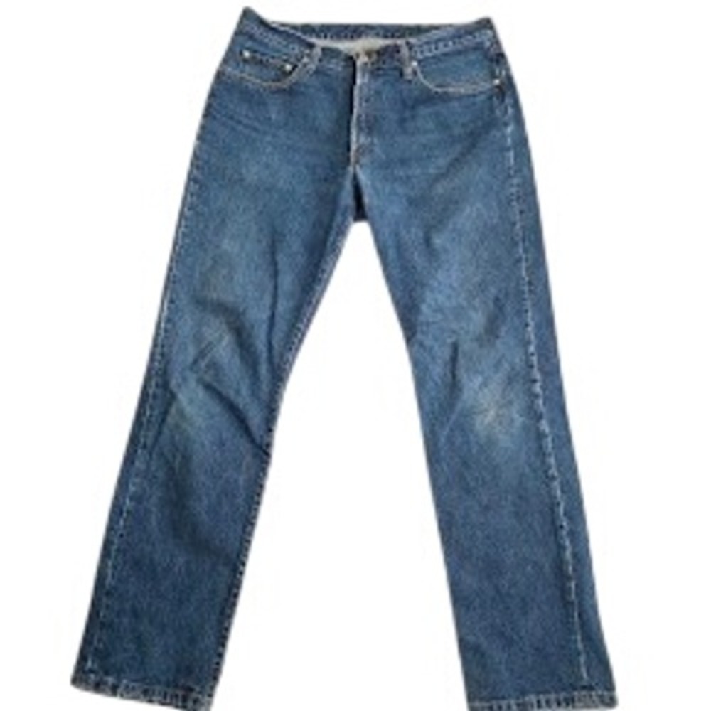 VTG Polo Ralph Lauren Made in USA Jeans Men 36x33 Straight Leg Medium Wash Denim